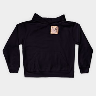 Polite Cat Bread Kids Hoodie